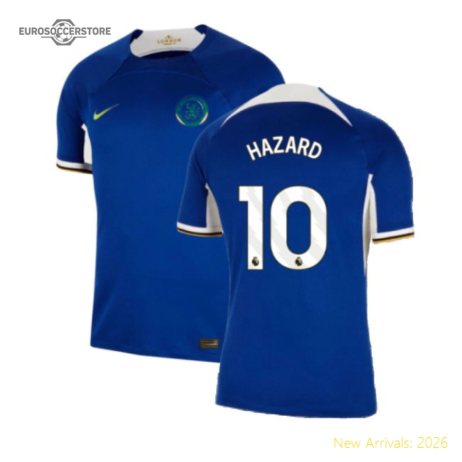 2023-2024 Chelsea Home Shirt (HAZARD 10)-Vantage Point Soccer