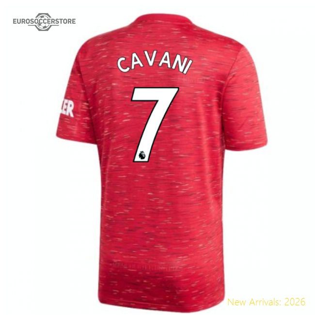 2020-2021 Man Utd Adidas Home Football Shirt (CAVANI 7)-Vantage Point Soccer