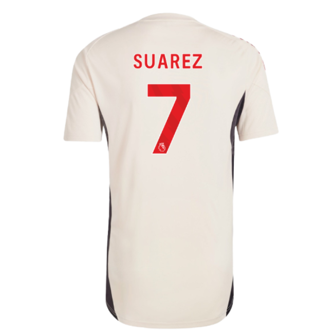 2025-2026 Liverpool Training Jersey (White) (Suarez 7)-Vantage Point Soccer