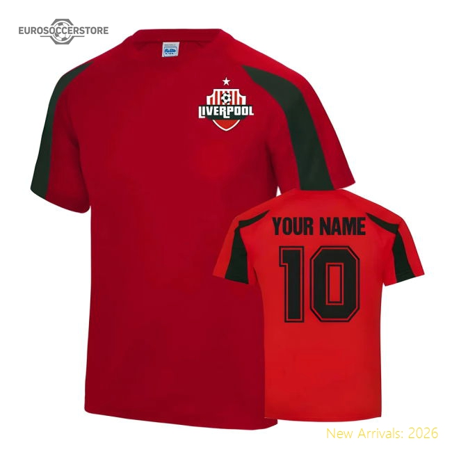 Your Name Liverpool Sports Training Jersey (Red)-Vantage Point Soccer