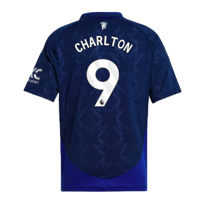 2024-2025 Man Utd Away Shirt (Kids) (Charlton 9)-Vantage Point Soccer