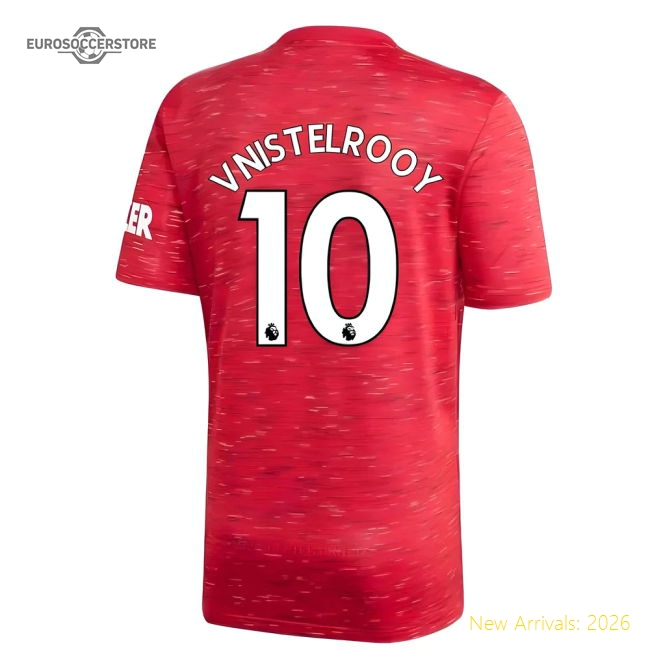 2020-2021 Man Utd Adidas Home Football Shirt (V.NISTELROOY 10)-Vantage Point Soccer
