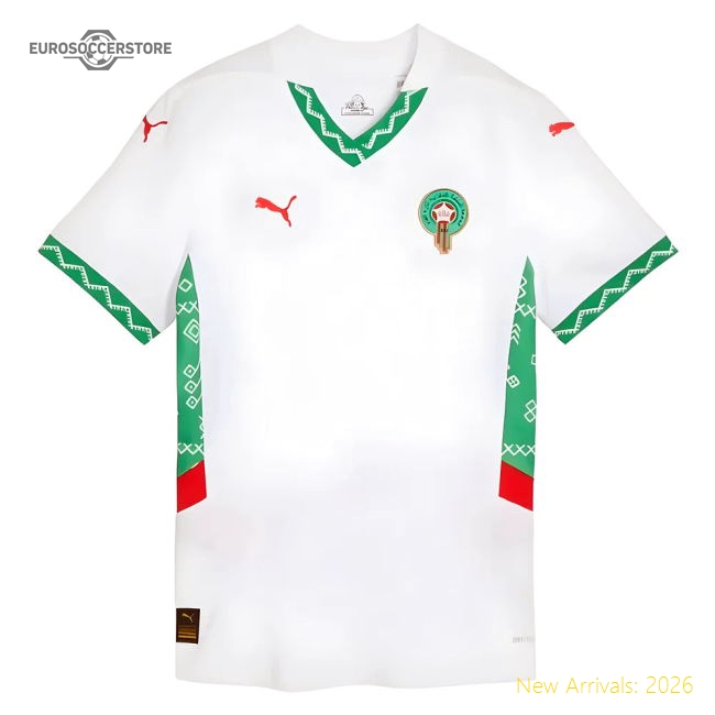 2024-2025 Morocco Away Shirt (Womens)-Vantage Point Soccer