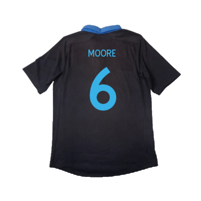 England 2011-12 Away Shirt ((Excellent) L) (Moore 6)-Vantage Point Soccer
