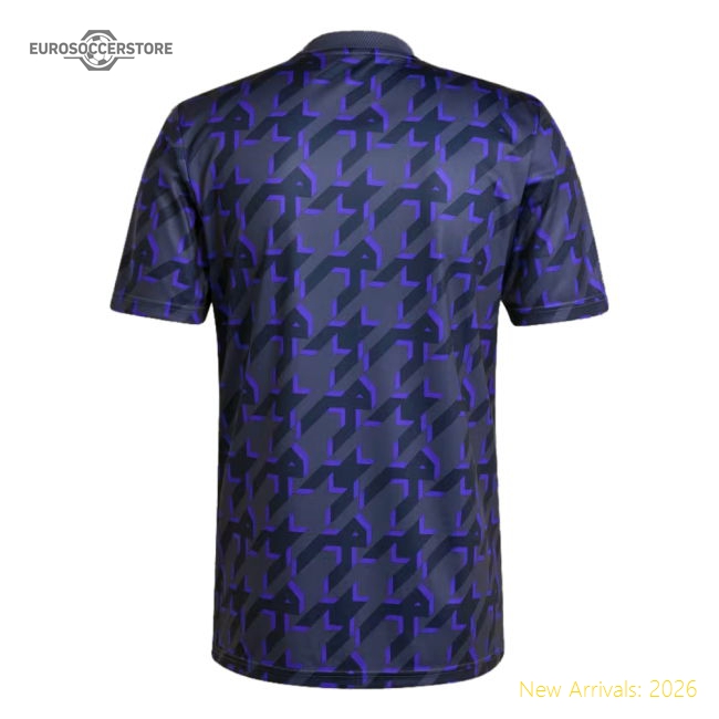 2023-2024 Real Madrid Pre-Match Shirt (Shadow Navy)-Vantage Point Soccer