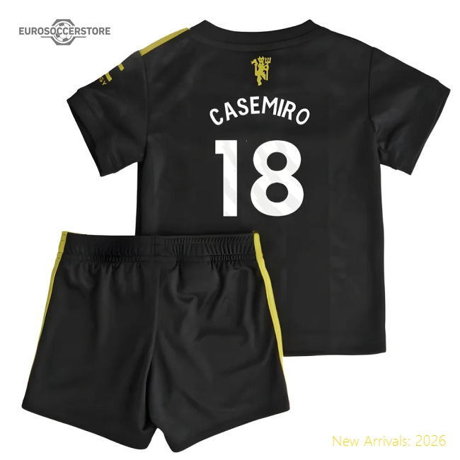 2025-2026 Manchester United Third Baby Kit (Casemiro 18)-Vantage Point Soccer