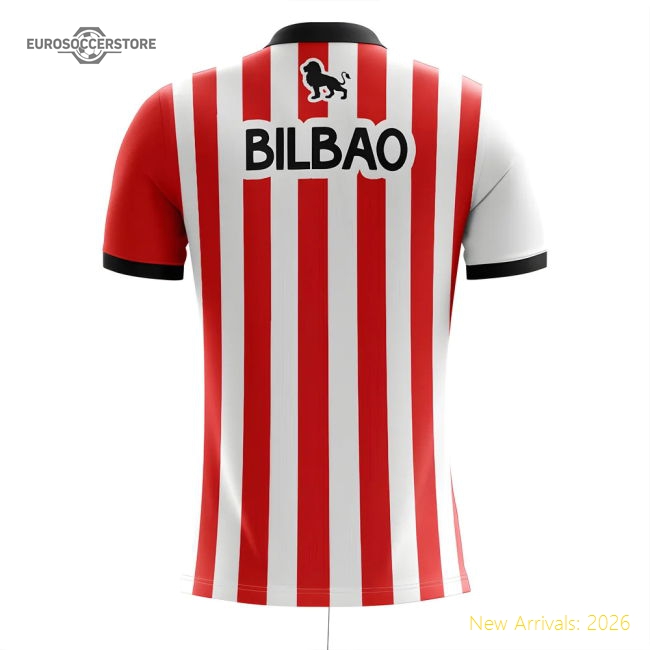 2025-2026 Athletic Bilbao Home Concept Football Shirt-Vantage Point Soccer