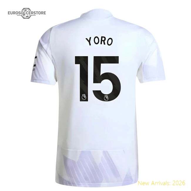 2025-2026 Man Utd Authentic Away Shirt (Yoro 15)-Vantage Point Soccer