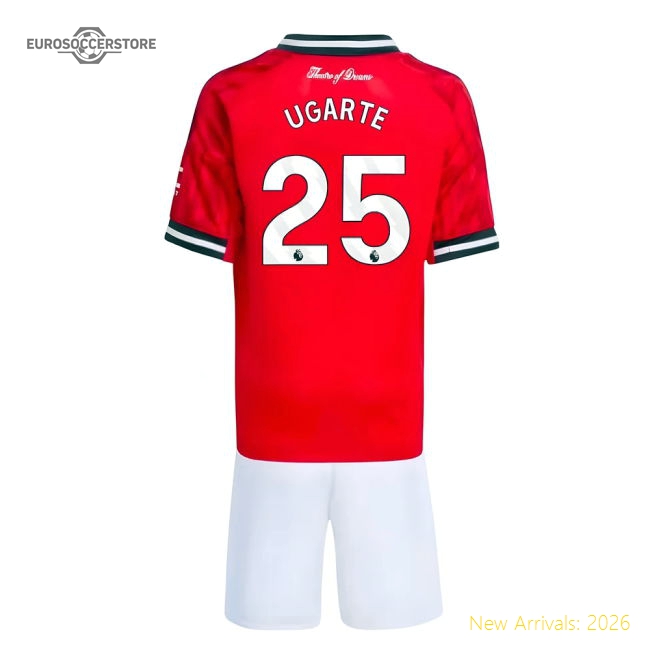2025-2026 Man Utd Home Mini Kit (Ugarte 25)-Vantage Point Soccer