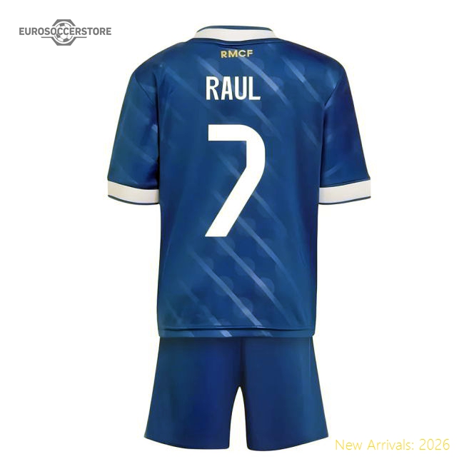 2025-2026 Real Madrid Third Youth Kit (Raul 7)-Vantage Point Soccer