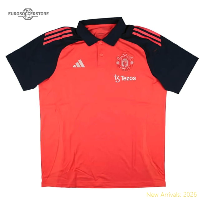 2024-2025 Man Utd Polo Shirt (Red)-Vantage Point Soccer