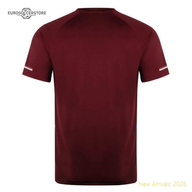 2025-2026 AS Monaco Training Shirt (Bordeaux)-Vantage Point Soccer