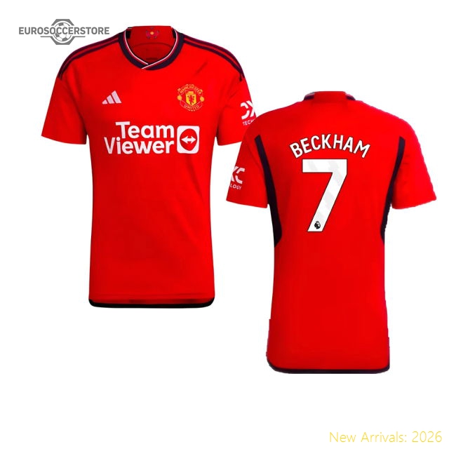 2023-2024 Man Utd Home Shirt (Beckham 7)-Vantage Point Soccer