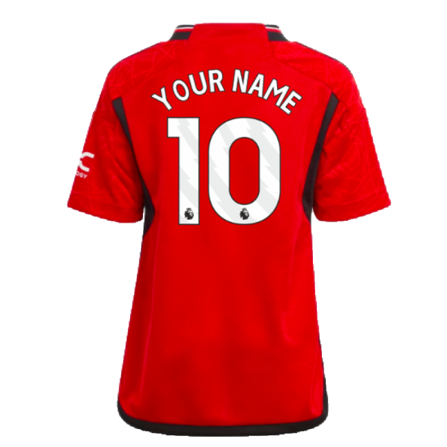 2023-2024 Man Utd Home Mini Kit (Your Name)-Vantage Point Soccer