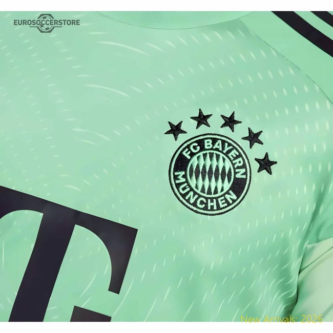 2025-2026 Bayern Munich Home Goalkeeper Shirt (Glory Mint) - Kids-Vantage Point Soccer