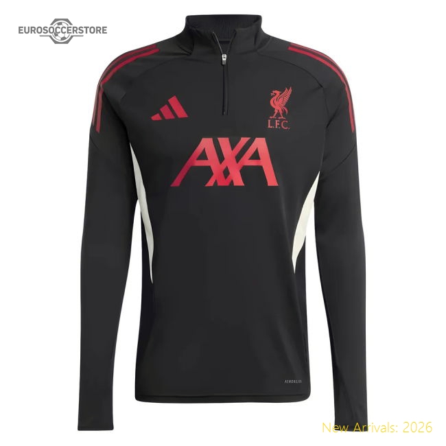 2025-2026 Liverpool Training Top (Black)-Vantage Point Soccer