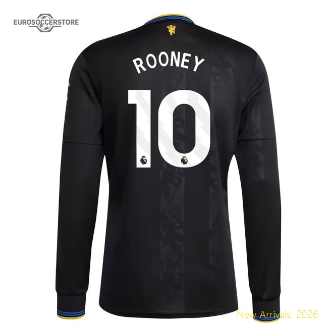 2025-2026 Man Utd Long Sleeve Third Shirt (Rooney 10)-Vantage Point Soccer