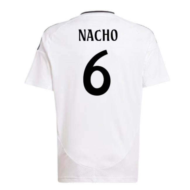 2024-2025 Real Madrid Home Shirt (Kids) (Nacho 6)-Vantage Point Soccer