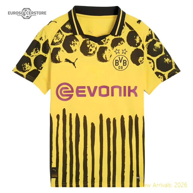 2025-2026 KIDSUPER x Borussia Dortmund CWC Shirt - Kids-Vantage Point Soccer