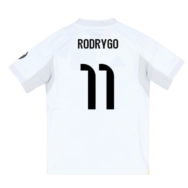 2025-2026 Real Madrid Home Youth Kit (Rodrygo 11)-Vantage Point Soccer