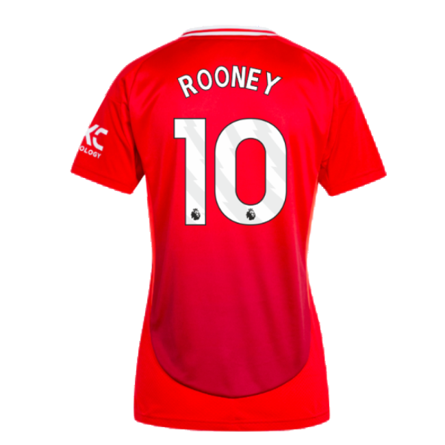 2024-2025 Man Utd Home Shirt (Womens) (Rooney 10)-Vantage Point Soccer