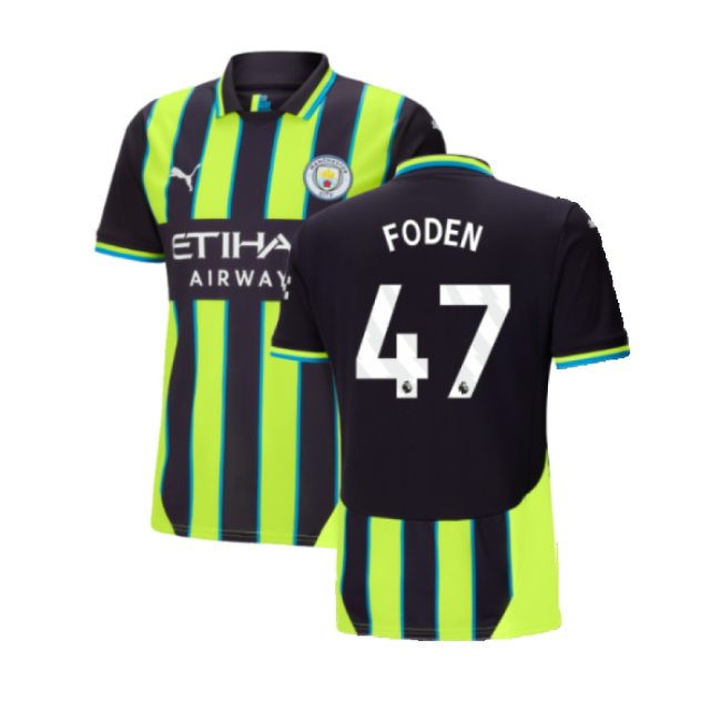 2024-2025 Man City Away Shirt (Foden 47)-Vantage Point Soccer