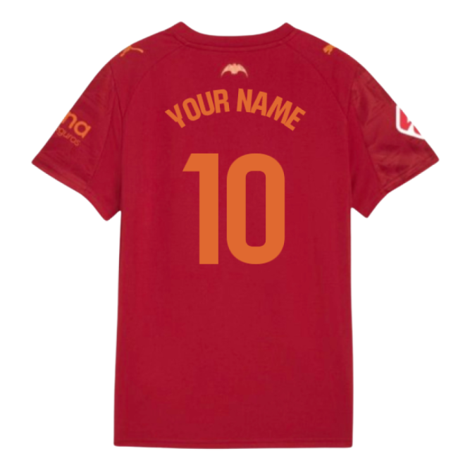 2025-2026 Valencia Away Shirt (Your Name)-Vantage Point Soccer