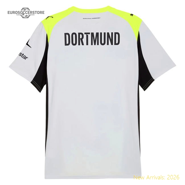 2025-2026 Borussia Dortmund Away Shirt-Vantage Point Soccer