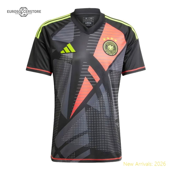 2024-2025 Germany Home Goalkeeper Shirt (Black)-Vantage Point Soccer