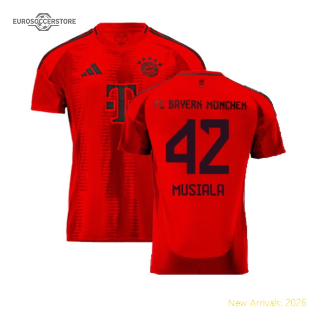2024-2025 Bayern Munich Home Shirt (Musiala 42)-Vantage Point Soccer