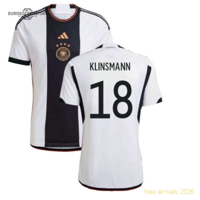 2022-2023 Germany Home Shirt (Kids) (KLINSMANN 18)-Vantage Point Soccer