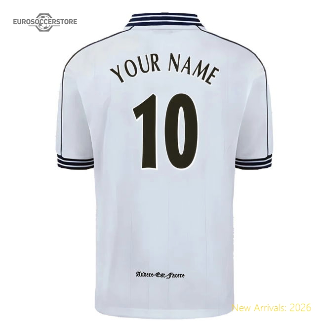 1997-1999 Tottenham Home Pony Retro Shirt (Your Name)-Vantage Point Soccer