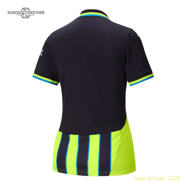 2024-2025 Man City Away Shirt (Womens)-Vantage Point Soccer