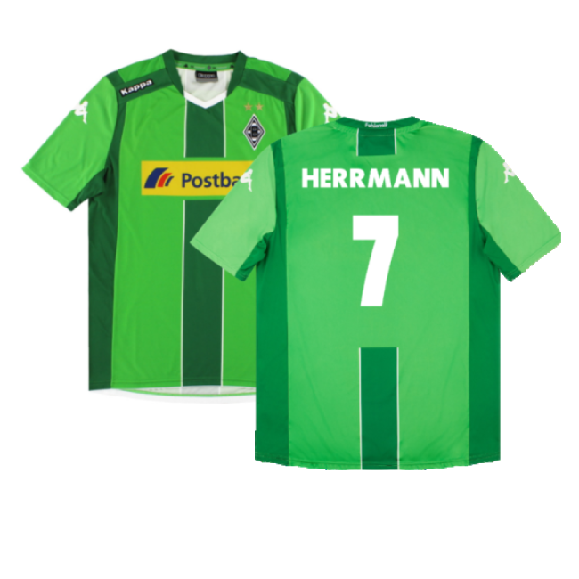 Borussia Monchengladbach 2014-15 Away Shirt ((Excellent) XL) (Herrmann 7)-Vantage Point Soccer