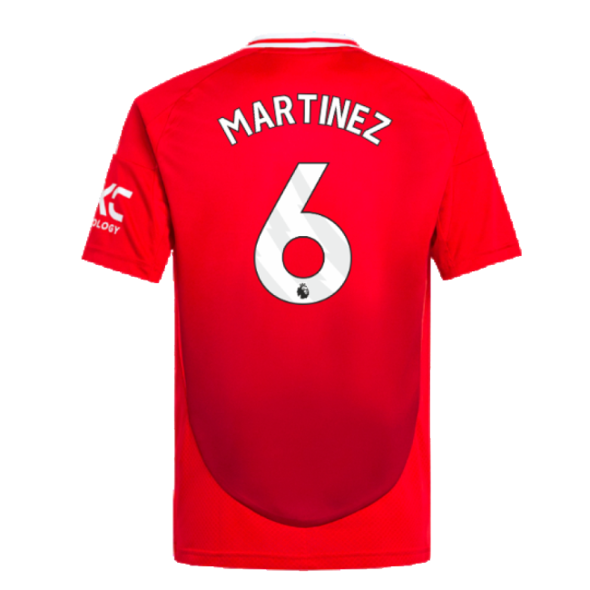 2024-2025 Man Utd Home Mini Kit (Martinez 6)-Vantage Point Soccer