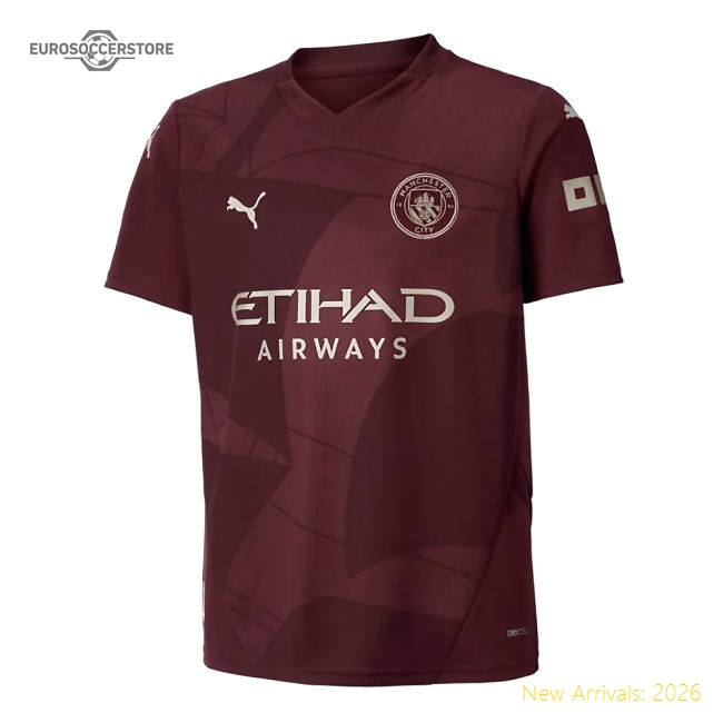 2024-2025 Man City Third Shirt (Kids) (Doku 11)-Vantage Point Soccer