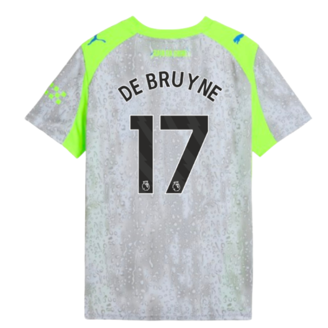2025-2026 Man City Third Shirt (Kids) (De Bruyne 17)-Vantage Point Soccer
