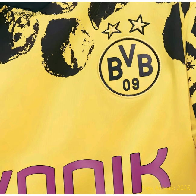 2025-2026 KIDSUPER x Borussia Dortmund CWC Shirt - Kids (Sammer 6)-Vantage Point Soccer