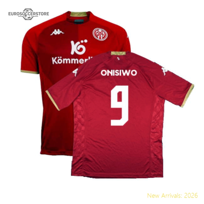 Mainz 2022-2023 Home Shirt (XL) (Onisiwo 9) (Excellent)-Vantage Point Soccer