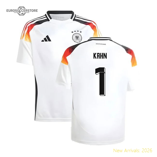 2024-2025 Germany Home Shirt (Kids) (Kahn 1)-Vantage Point Soccer