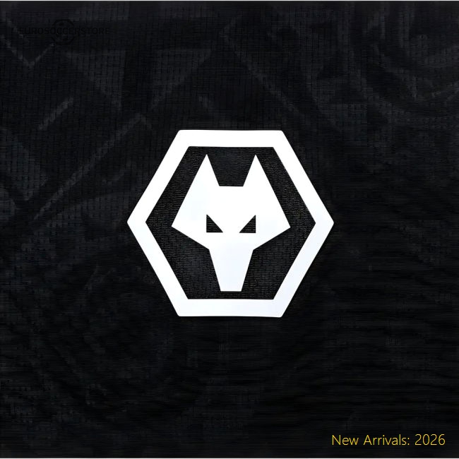 2025-2026 Wolves Goalkeeper Home Shirt (Black) - Kids-Vantage Point Soccer