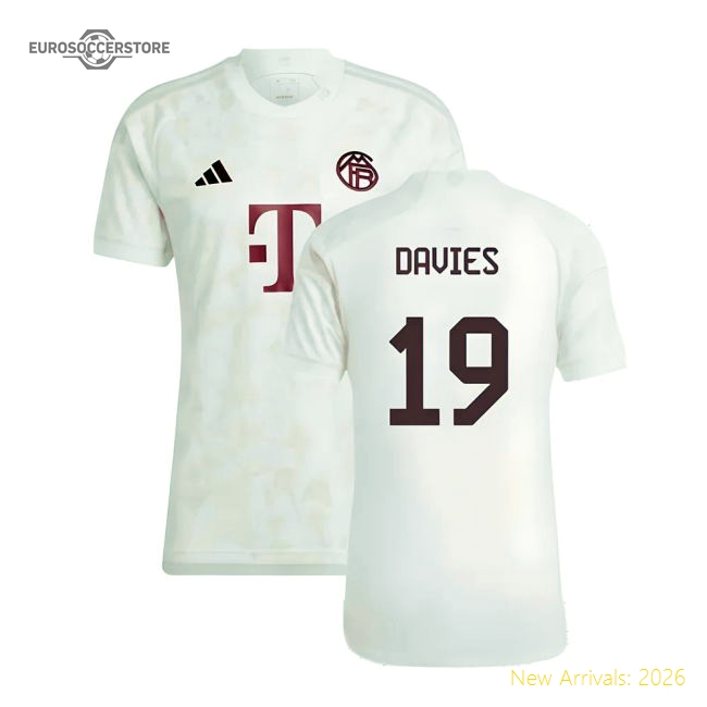 2023-2024 Bayern Munich Third Shirt (Davies 19)-Vantage Point Soccer