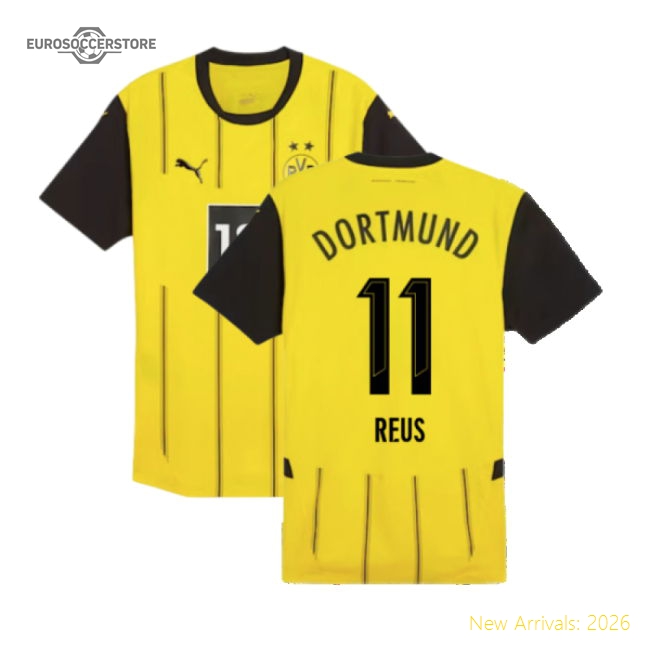 2024-2025 Borussia Dortmund Authentic Home Shirt (Reus 11)-Vantage Point Soccer