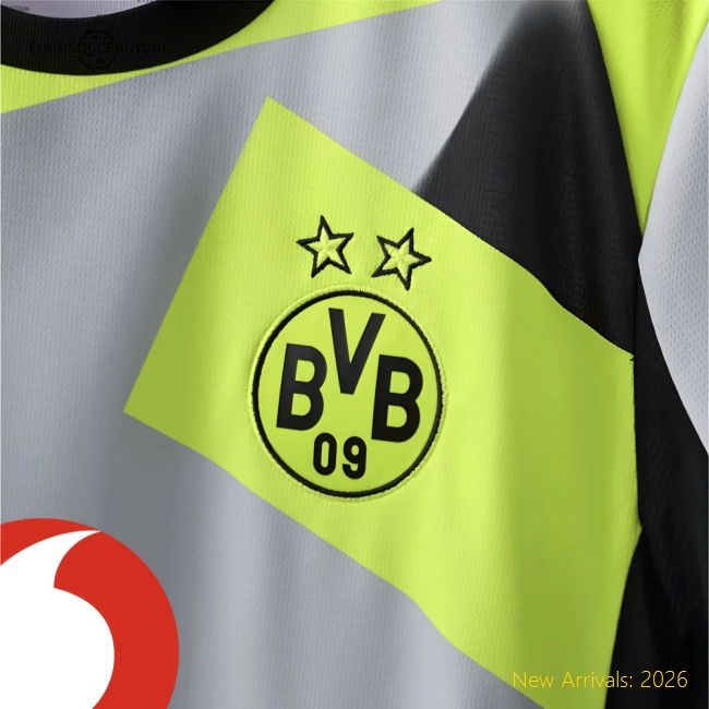 2025-2026 Borussia Dortmund Away Shirt (Kids)-Vantage Point Soccer