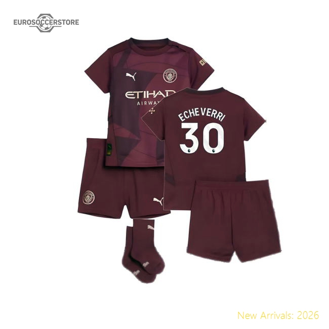 2024-2025 Man City Third Baby Kit (Echeverri 30)-Vantage Point Soccer
