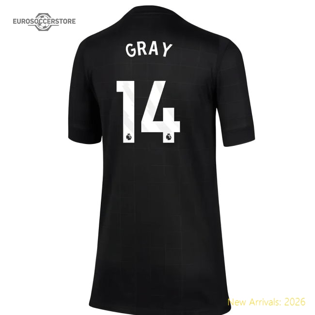 2025-2026 Tottenham Away Shirt (Kids) (Gray 14)-Vantage Point Soccer