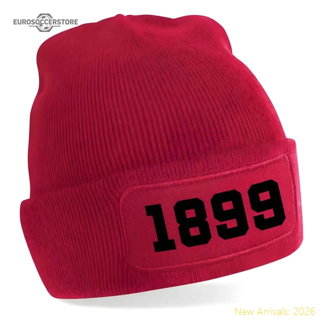 Milan 1899 Football Beanie Hat (Red)-Vantage Point Soccer