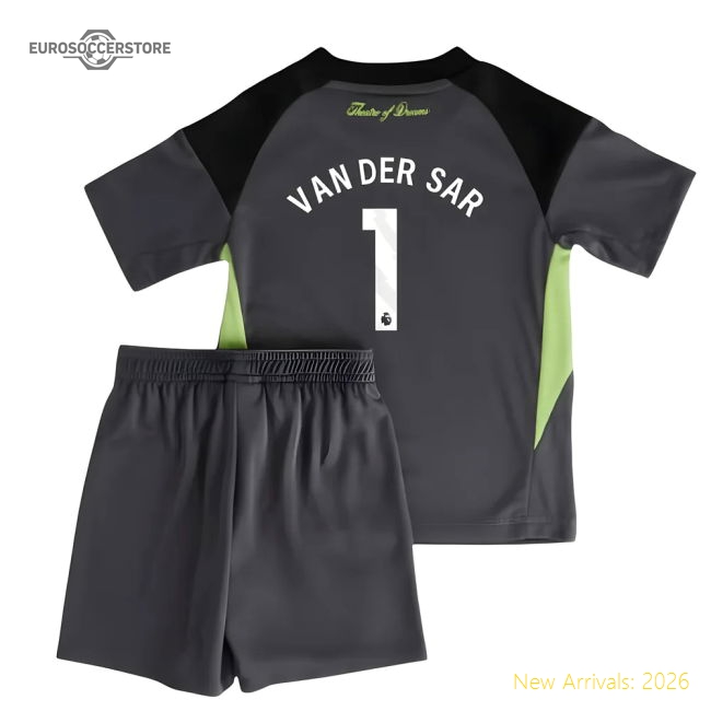 2025-2026 Man Utd Home Goalkeeper Mini Kit (Van Der Sar 1)-Vantage Point Soccer
