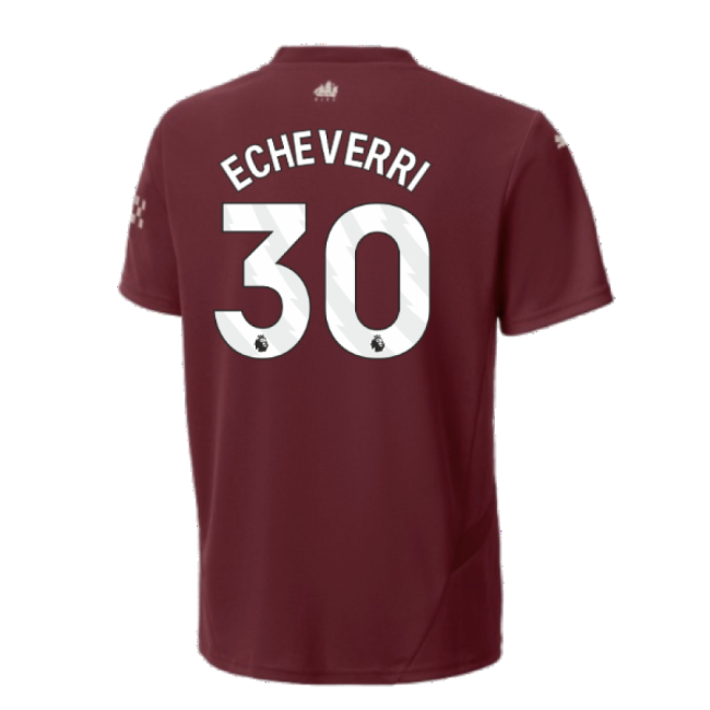 2024-2025 Man City Third Shirt (Kids) (Echeverri 30)-Vantage Point Soccer