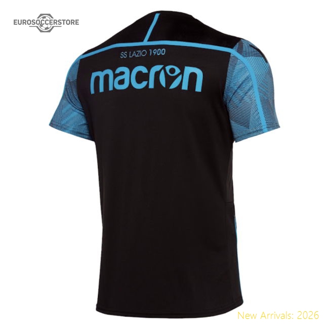 2018-2019 Lazio Training Shirt (Black)-Vantage Point Soccer